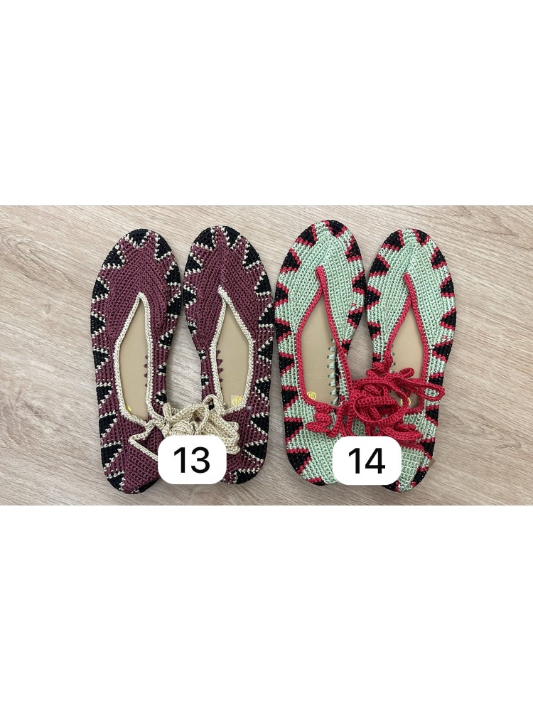 Bailarinas crochet número 40