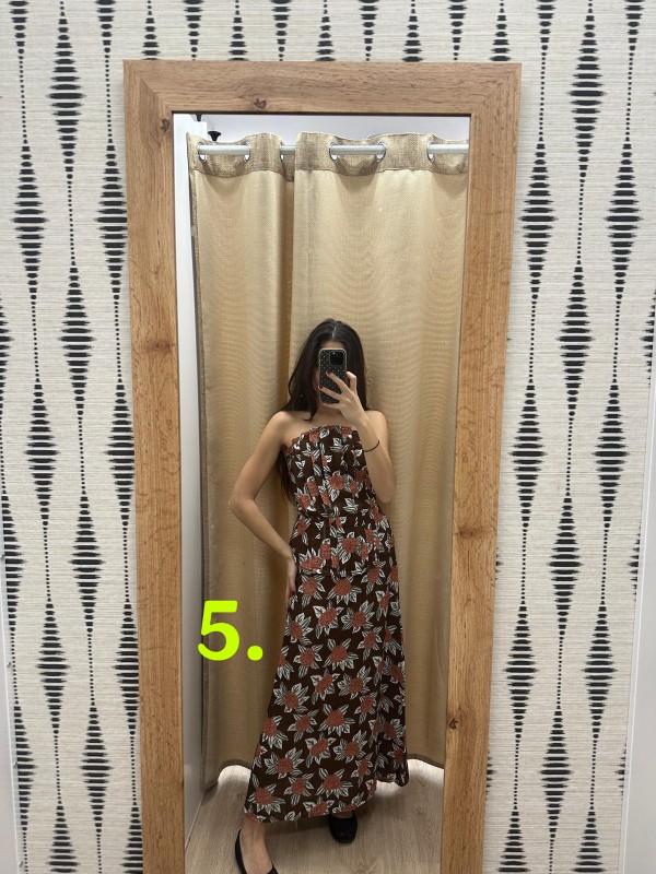 Conjunto Casilda de top palabra drapeado 2