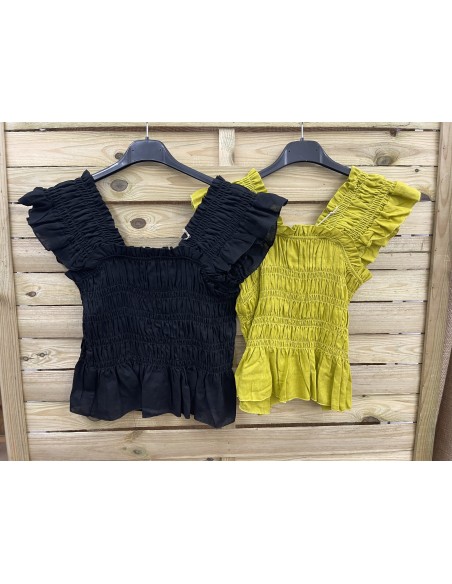 Top frunce en cuerpo y sisa