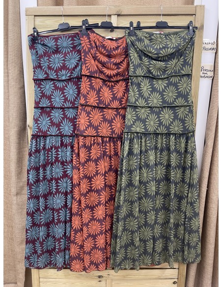 Vestido margaritas palabra de gasa triple vivo