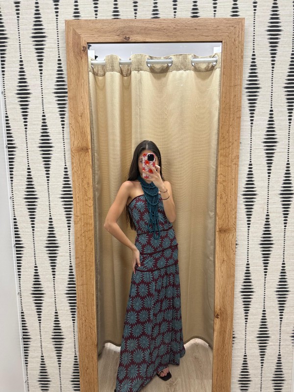 Vestido margaritas palabra de gasa triple vivo 2