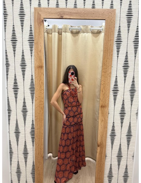 Vestido margaritas palabra de gasa triple vivo