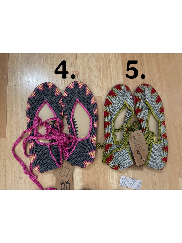 Bailarinas crochet número 36