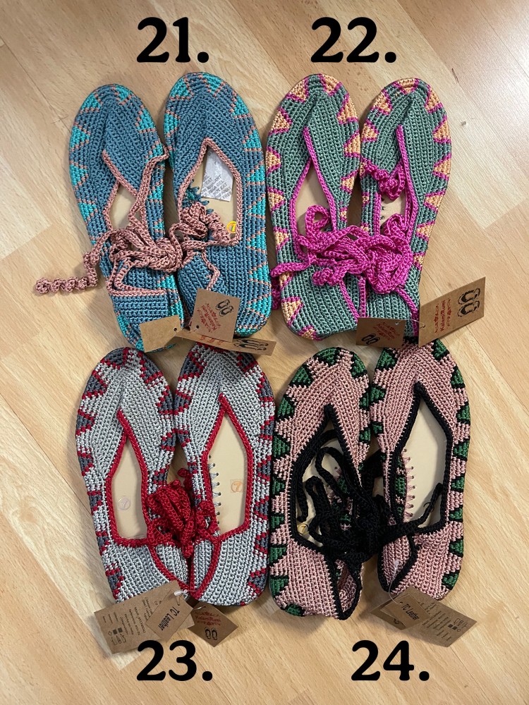 Bailarinas crochet número 37