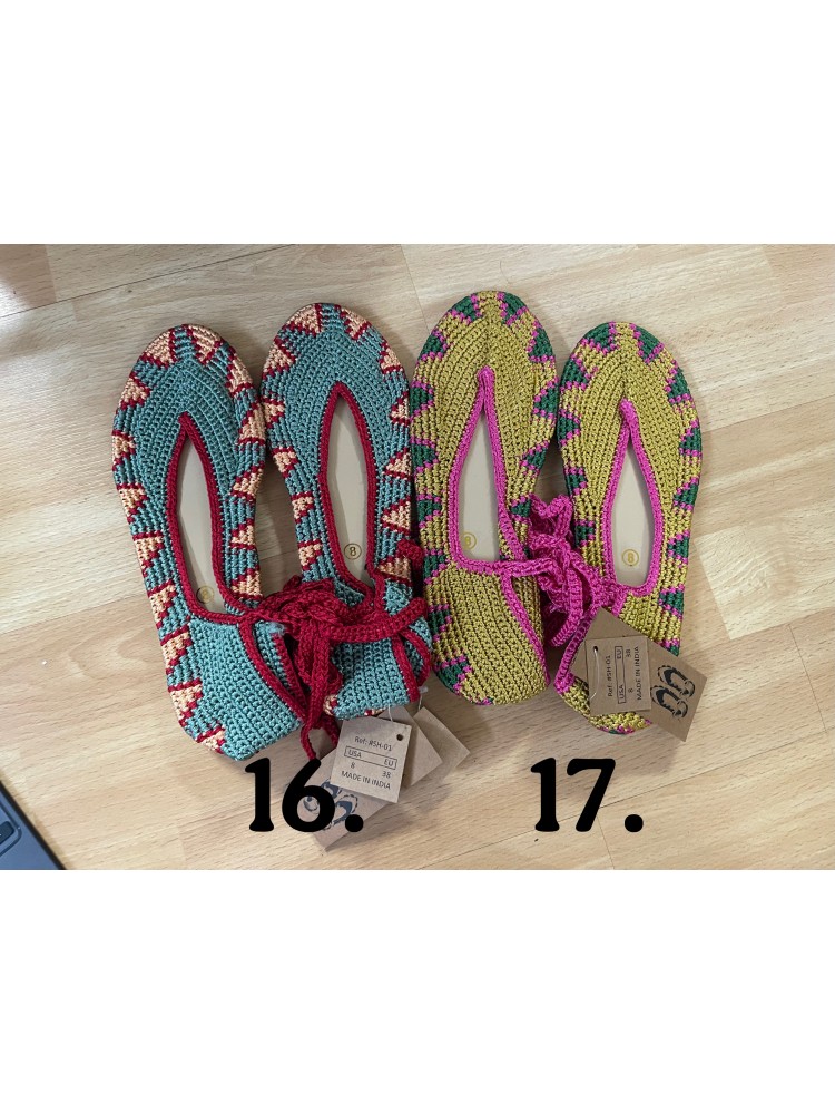 Bailarinas crochet número 38