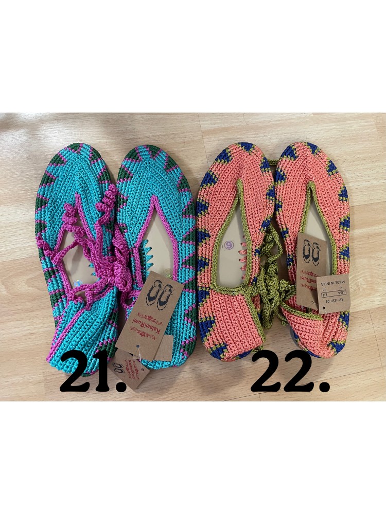 Bailarinas crochet número 39