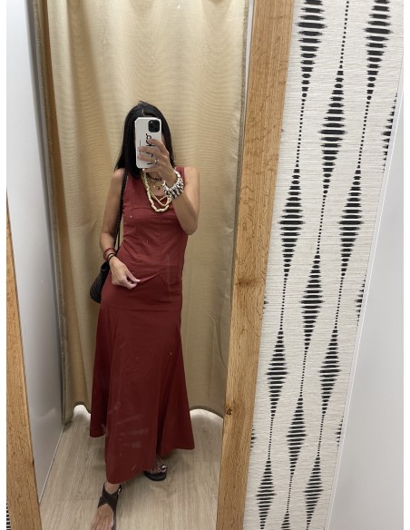 Top Casilda de sisa abertura delantera