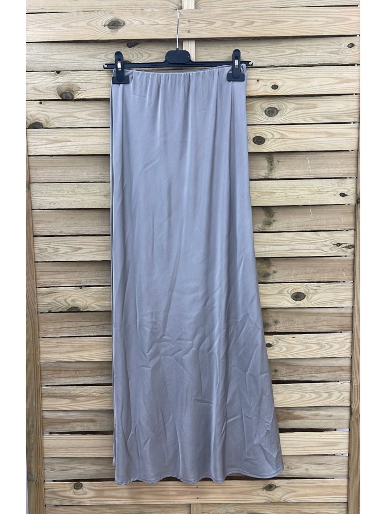 Falda de satén larga Celia