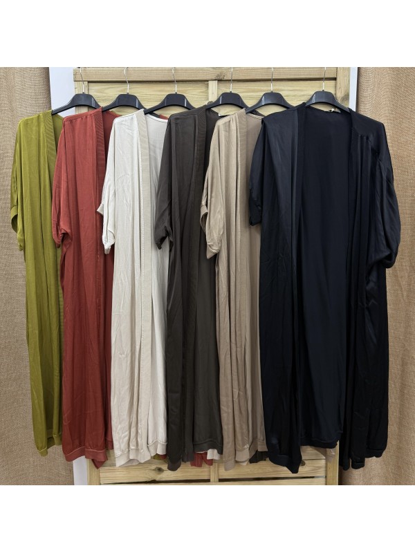 Kimono largo satén Estela