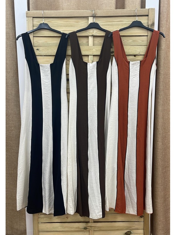 Vestido Teresa con vivos