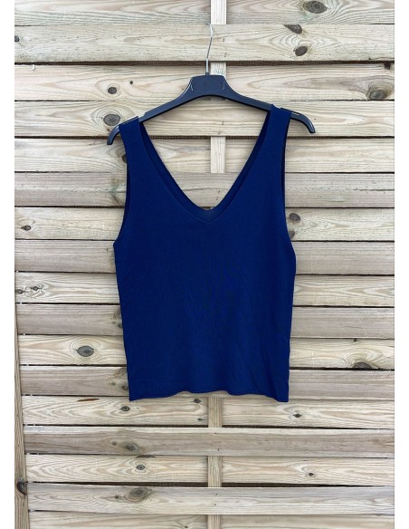 Top de punto fino de sisa