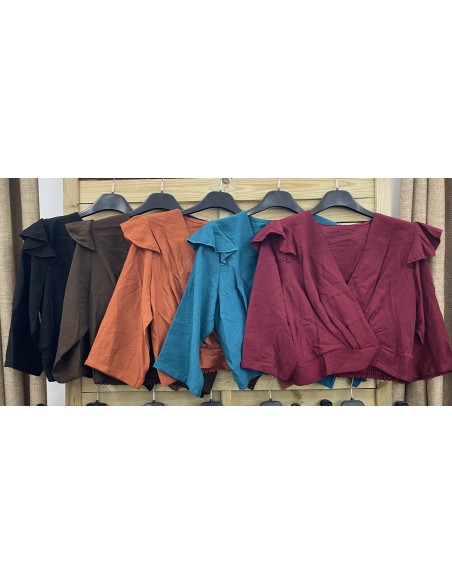 Camisa cruzada capita en hombros