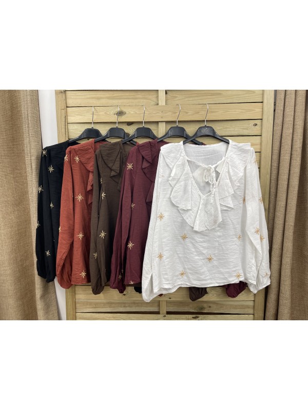 Camisa soles dorados