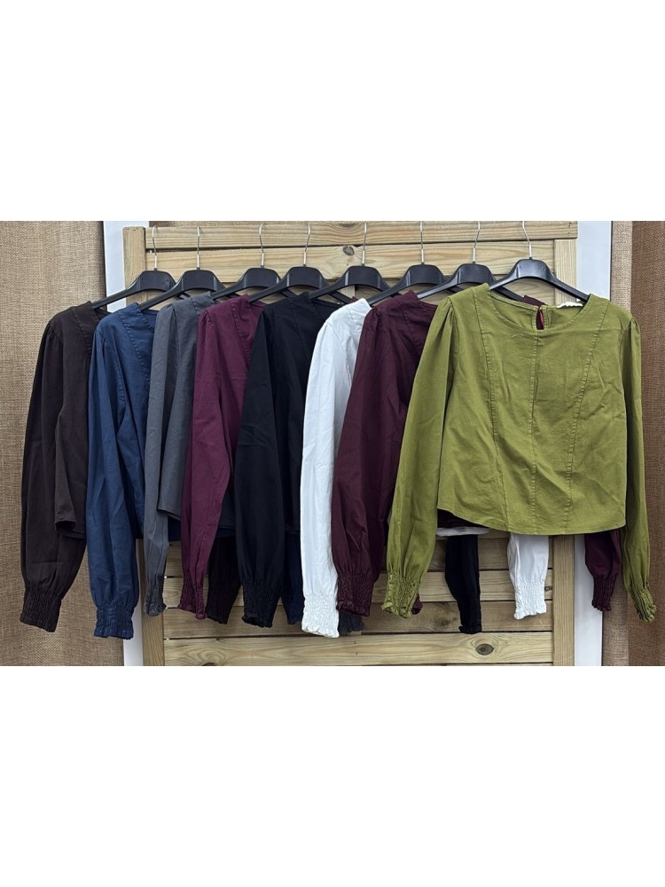 Falda evasé efecto vaquero