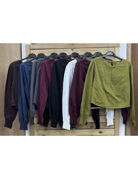 Falda evasé efecto vaquero