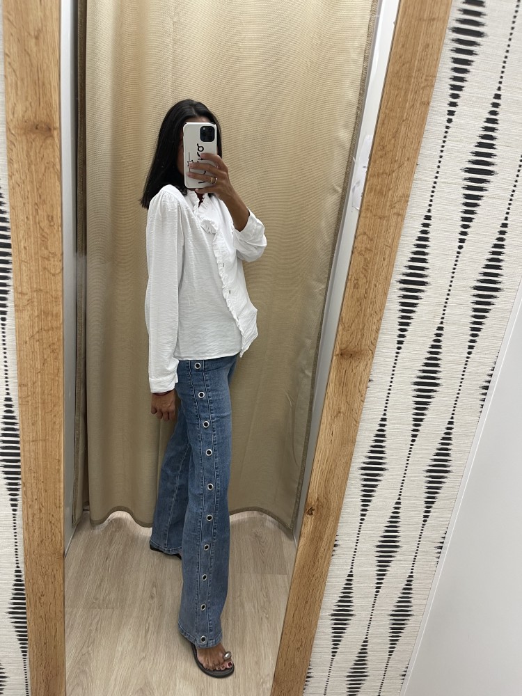 Jeans arandelas laterales