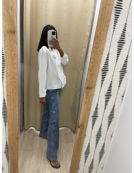 Jeans arandelas laterales