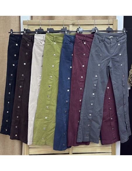 Pantalon corchetes delanteros