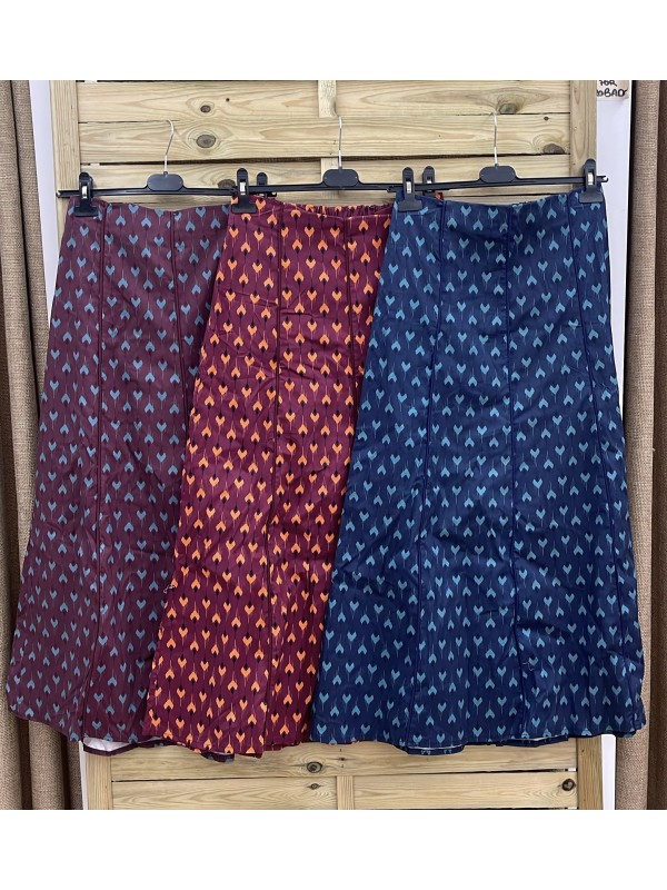 Falda midi evasé picos 2