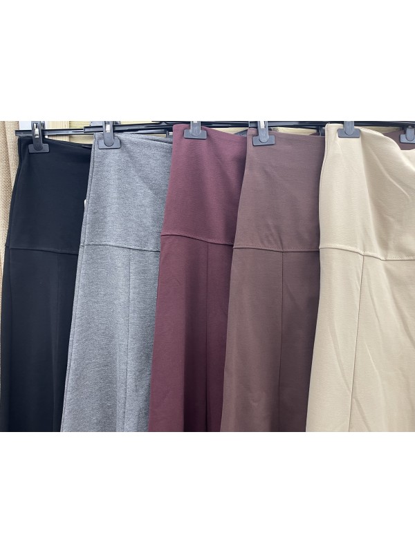 Falda evase de punto grueso 2