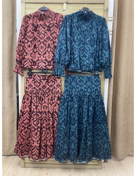 Falda Malta corte en cadera