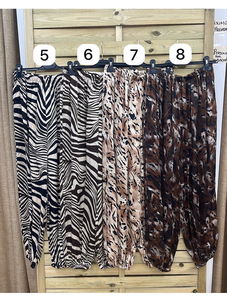 Pantalón Ginebra satén bombacho