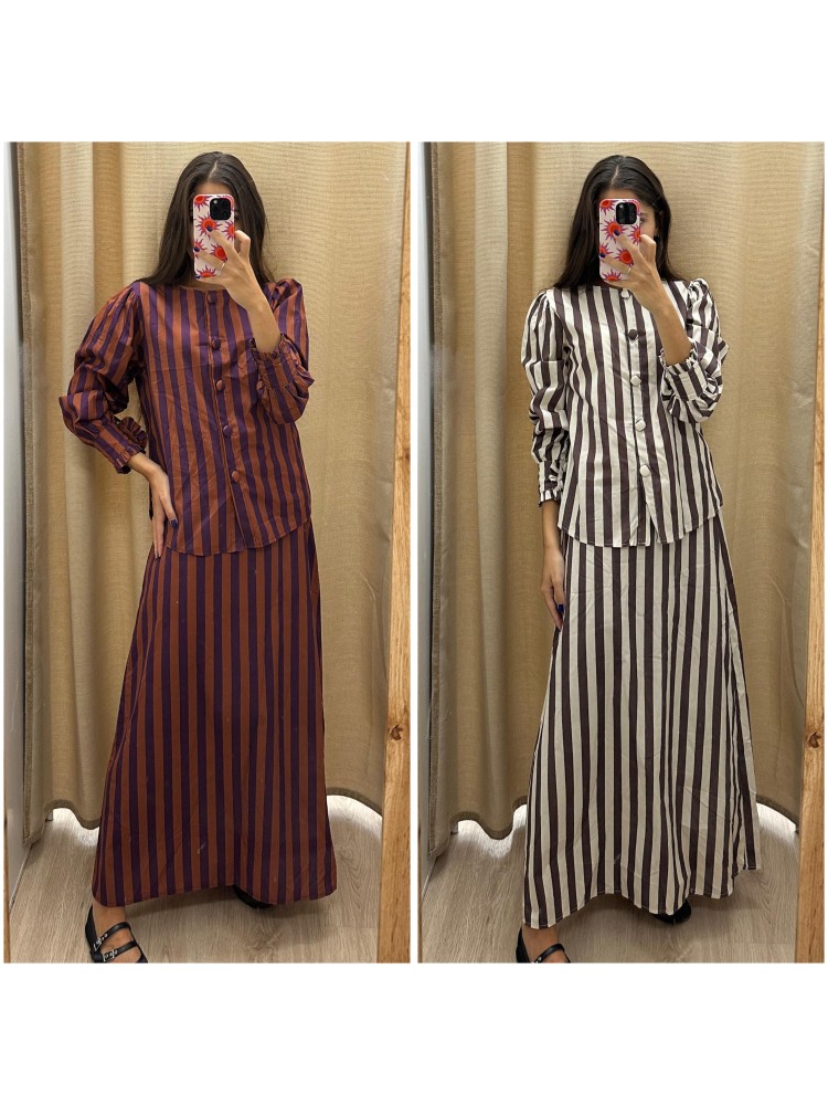 Camisa Carmen rayas verticales