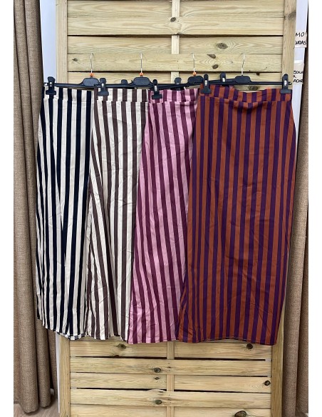 Falda Carmen rayas verticales
