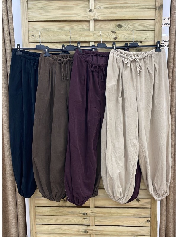 Pantalon bombacho de micropana