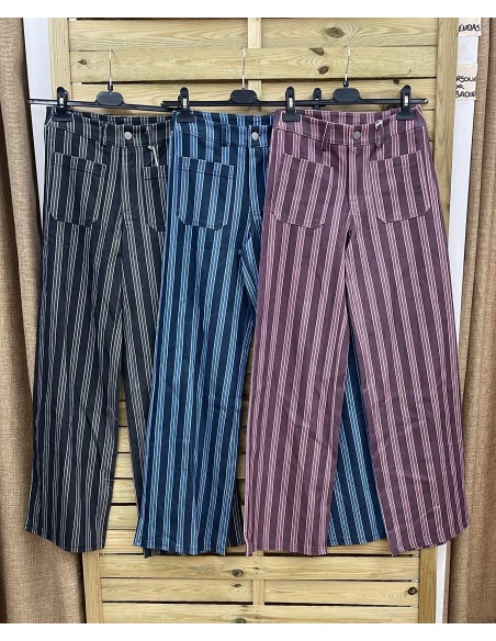 Pantalon rayas Claudia