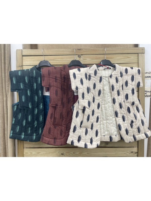Chaleco manchas difuminadas