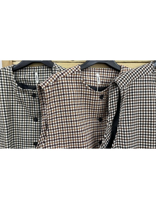 Chaleco pata de gallo Jara 2