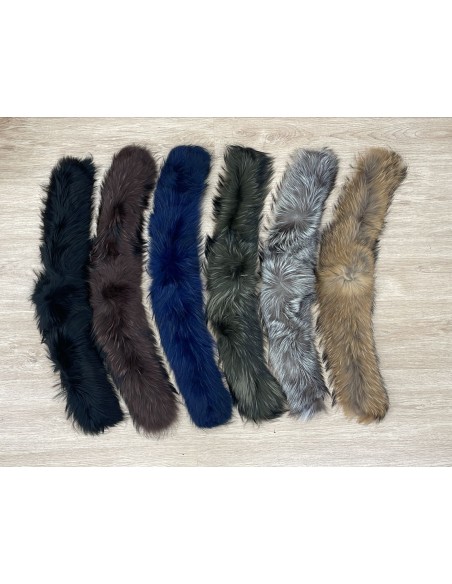 Cuello de pelo natural