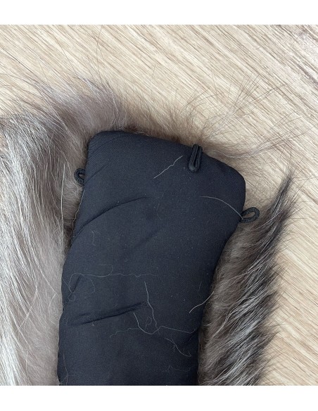 Cuello de pelo natural