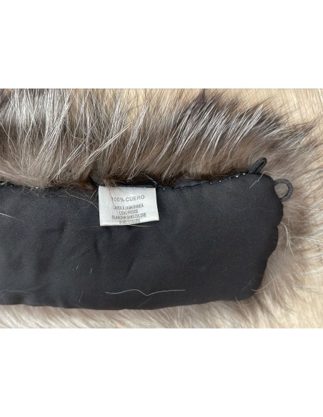 Cuello de pelo natural