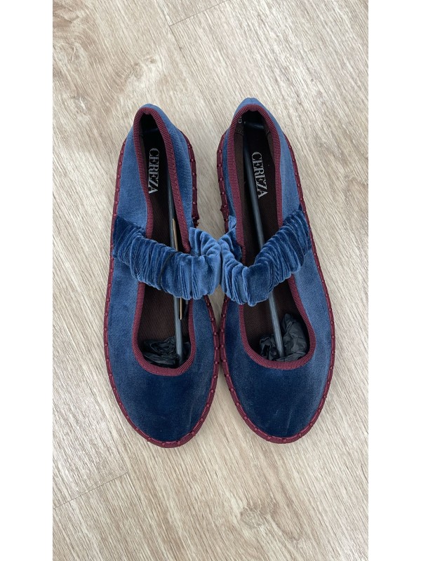 Bailarina bicolor con tira ancha elastica 2