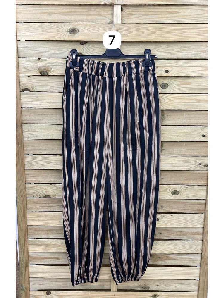 Pantalon bombacho cuadros