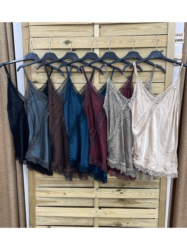 Lencera encaje cruzado Penelope