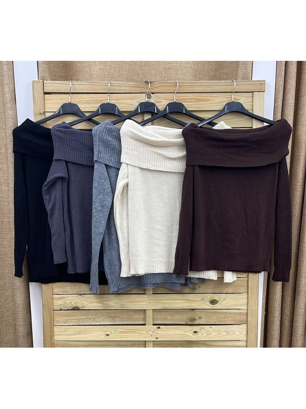 Jersey básico maxi cuello