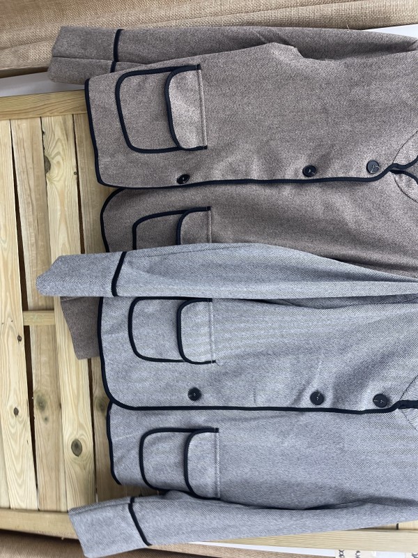 Chaqueta espigas vivo negro 2