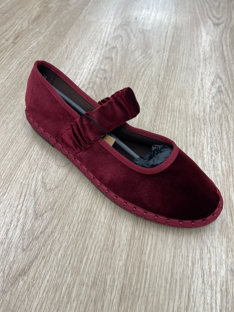 Bailarina lisa con tira ancha elástica