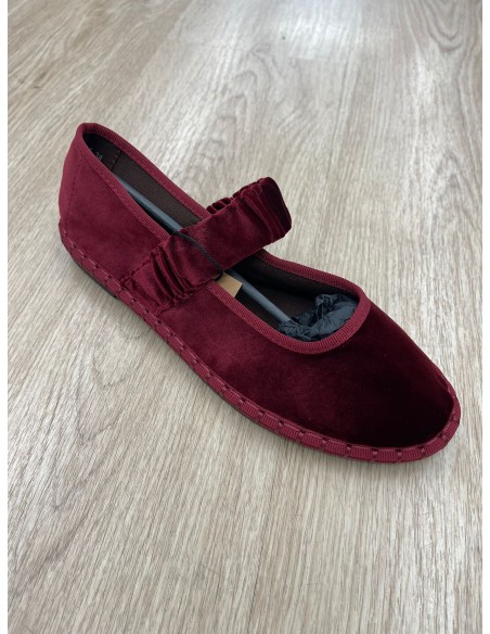 Bailarina lisa con tira ancha elástica