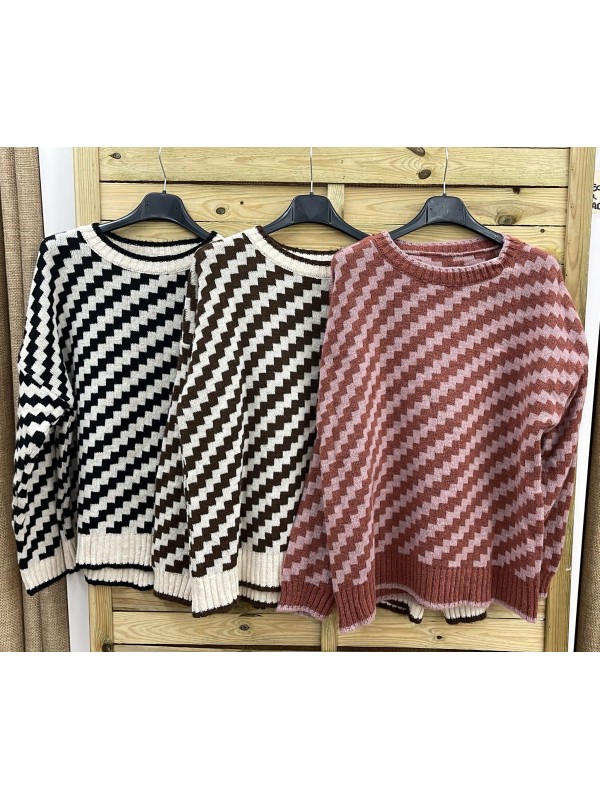 Jersey de punto estampado