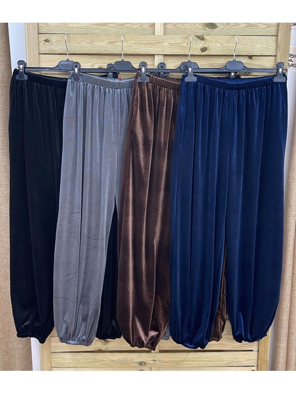 Pantalon bombacho terciopelo Lara