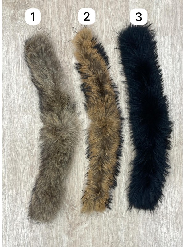 Cuello de pelo natural 76cm