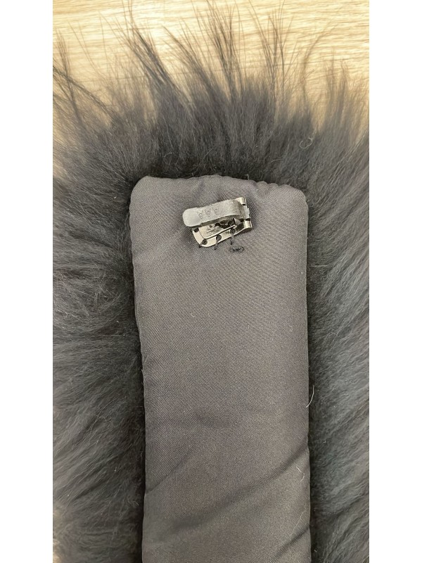 Cuello de pelo natural 76cm 2