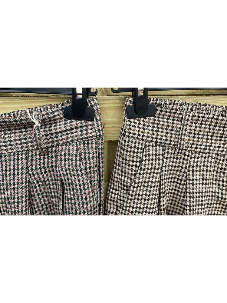 Pantalon palazzo de cuadritos