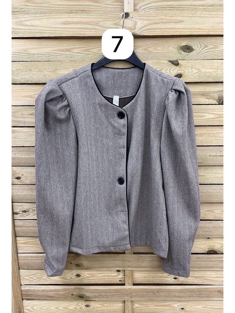 Chaqueta vintage estampada