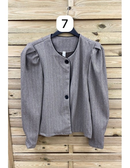 Chaqueta vintage estampada