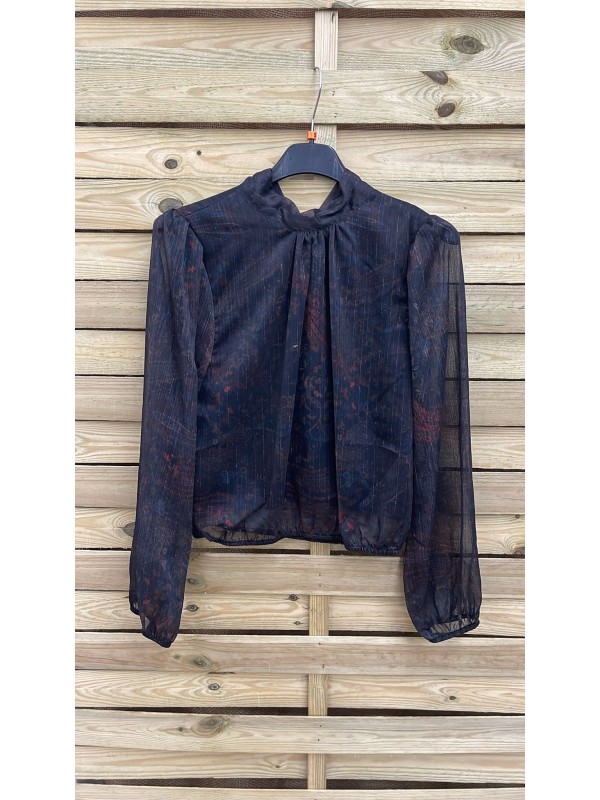 Camisa Camila estampada con brillito